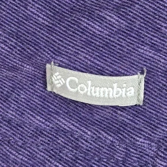 Columbia Women Fold Down Waist Purple Heather Skirt A-line Sportswear Activewear - Picture 6 of 7